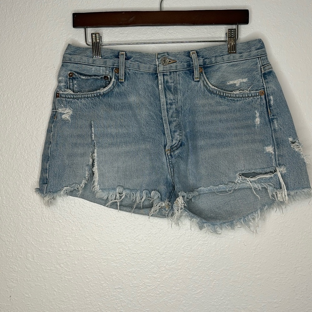 Agolde Parker Distressed Demin Short size 29